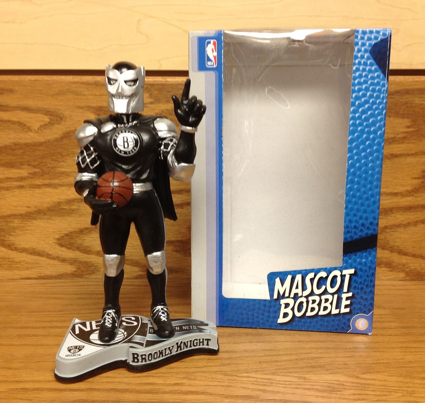 Brooklyn Knight Nets Mascot Bobblehead — BobblesGalore