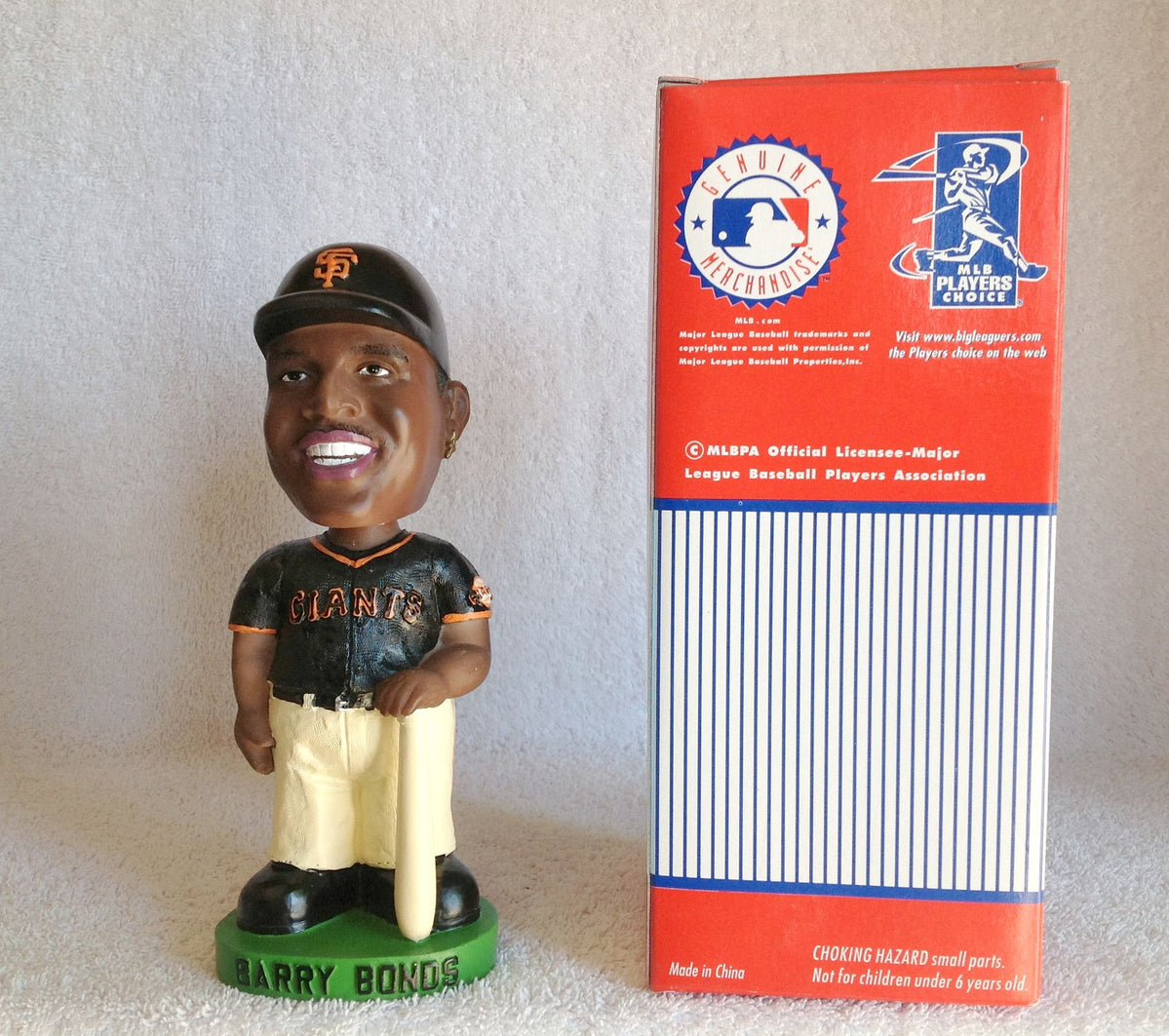 Barry Bonds Giants White Shirt Bobblehead – Bobhead