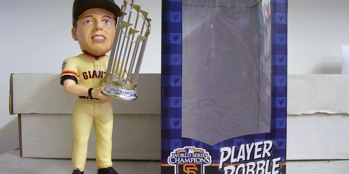 Buster Posey REPAIRED 2010 World Series Trophy Bobblehead San Francisco  Giants