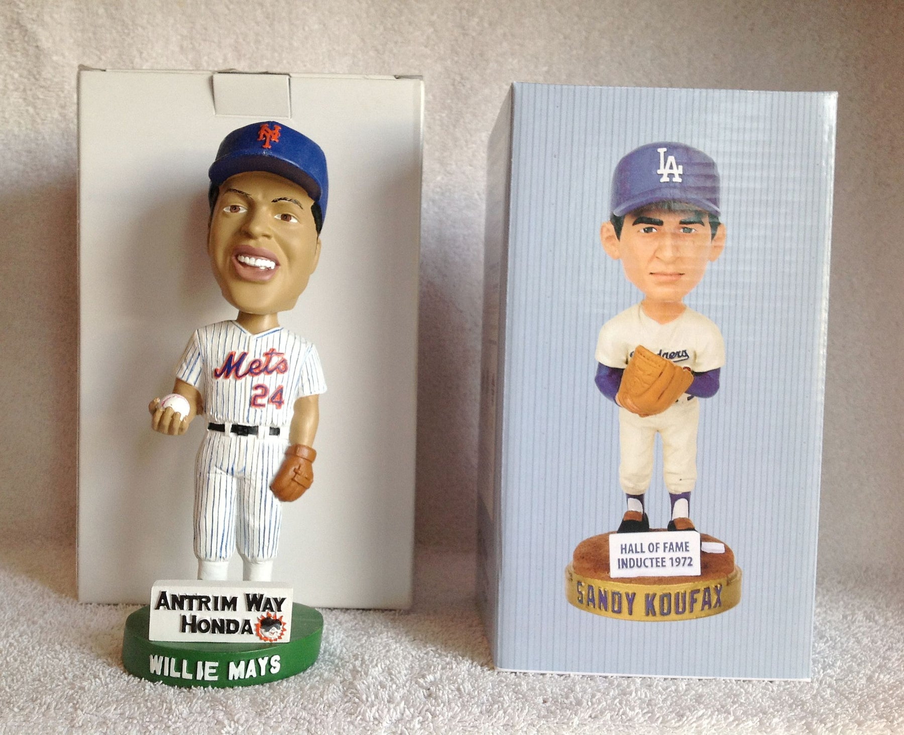 Willie Mays and Sandy Koufax Bobblehead — BobblesGalore