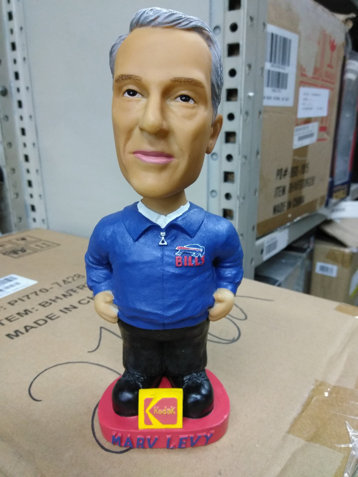 Marv Levy Buffalo Bills Bobblehead NFL — BobblesGalore