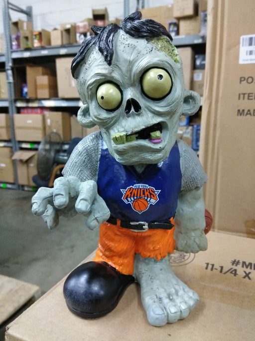 New York Knicks Zombie in Blue Shirt Orange Pants New York Knicks Bobblehead