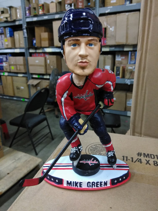 Mike Green Washington Capitals Bobble on Puck  Washington Capitals Bobblehead