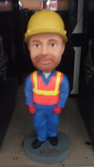 Longshoreman  Orange Vest (likely a prototype)  Bobblehead ILWU