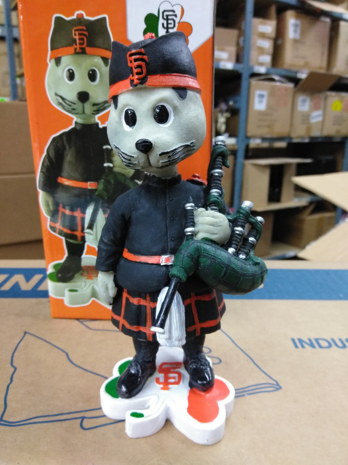 San Francisco Giants Mascot Lou Seal Bobblehead Giveaway