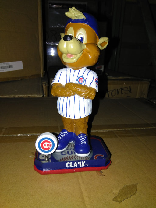 Clark the Cub Chicago Cubs Mascot Spring Logo FOCO Chicago Cubs Bobblehead