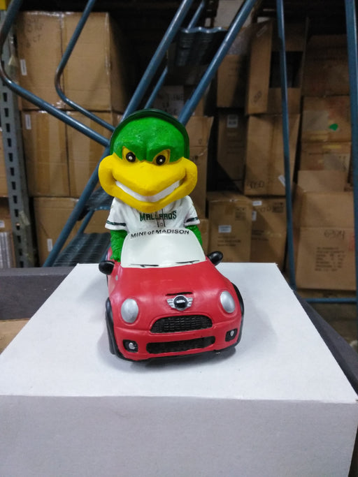 Madison Maynard Bobble Mini Cooper Mini of Madison Madison Mallards Bobblehead