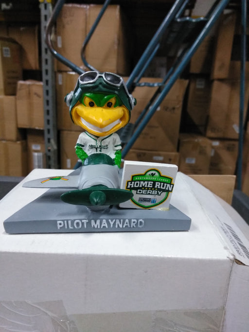 Madison Mallard Pilot Maynard Bobble NL Home Run Madison Mallards Bobblehead