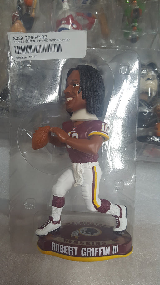 ROBERT GRIFFIN III #10 RED SKINS BROWN BX Bobblehead