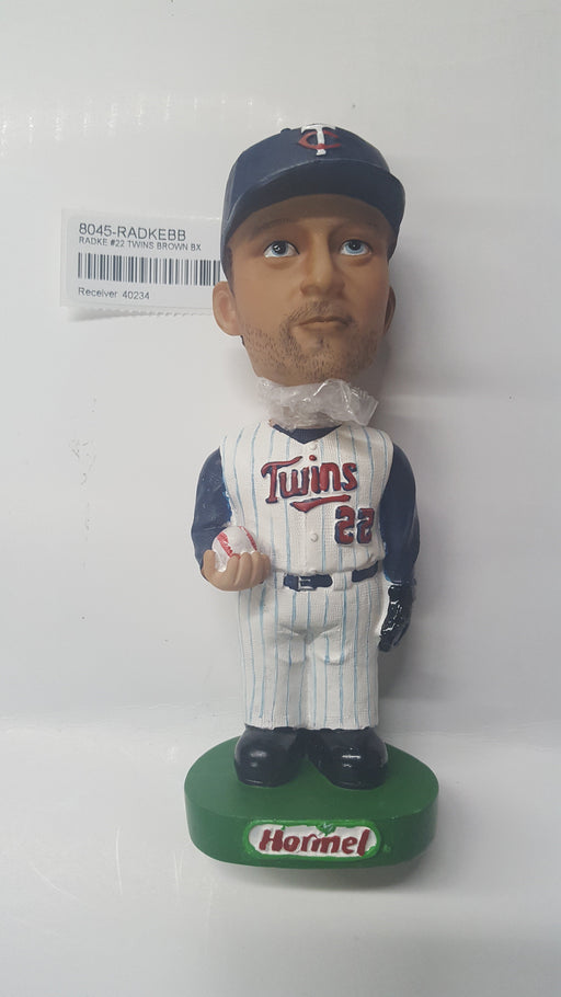 RADKE #22 TWINS BROWN BX Bobblehead