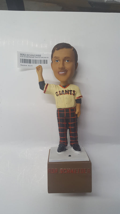 ROB SCHNEIDER #31 BRAVES BROWN BX Bobblehead