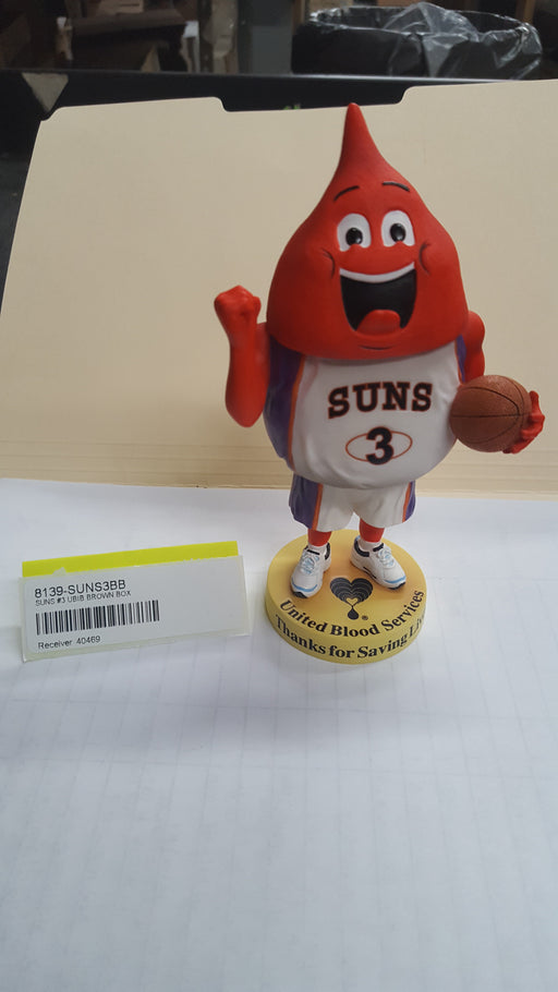 SUNS #3 UBIB BROWN BOX Bobblehead