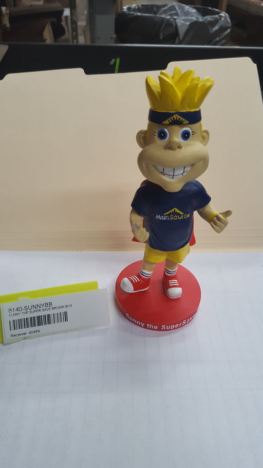 SUNNY THE SUPER SAVE BROWN BOX Bobblehead