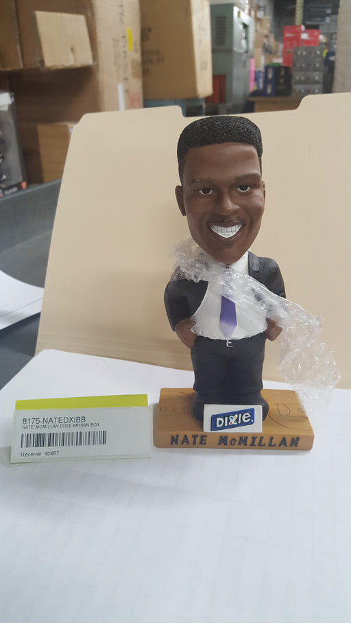 NATE MCMILLAN DIXIE BROWN BOX Bobblehead