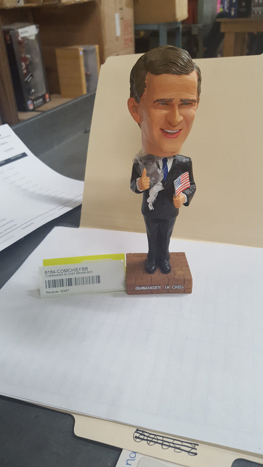 COMMANDER IN CHIEF BROWN BOX Bobblehead