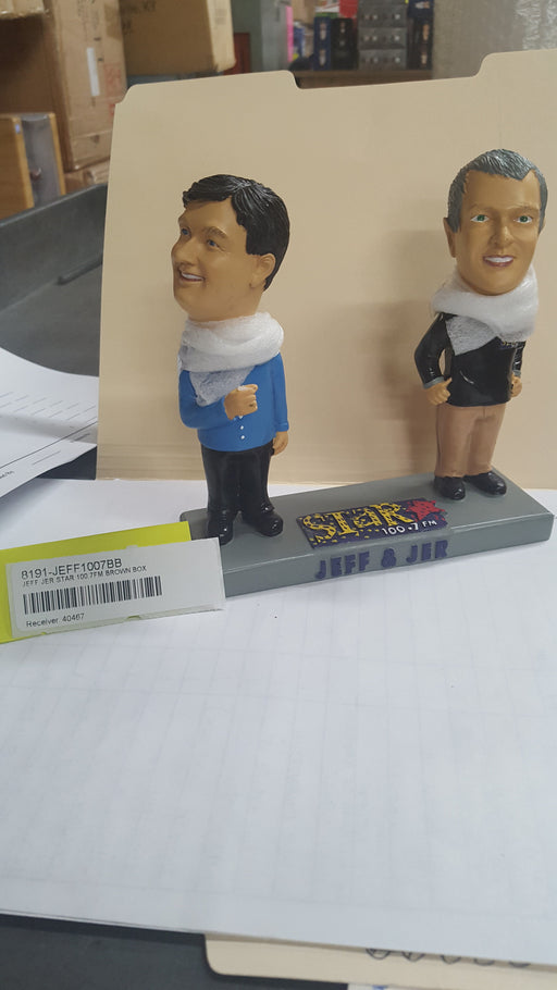 JEFF JER STAR 100.7FM BROWN BOX Bobblehead