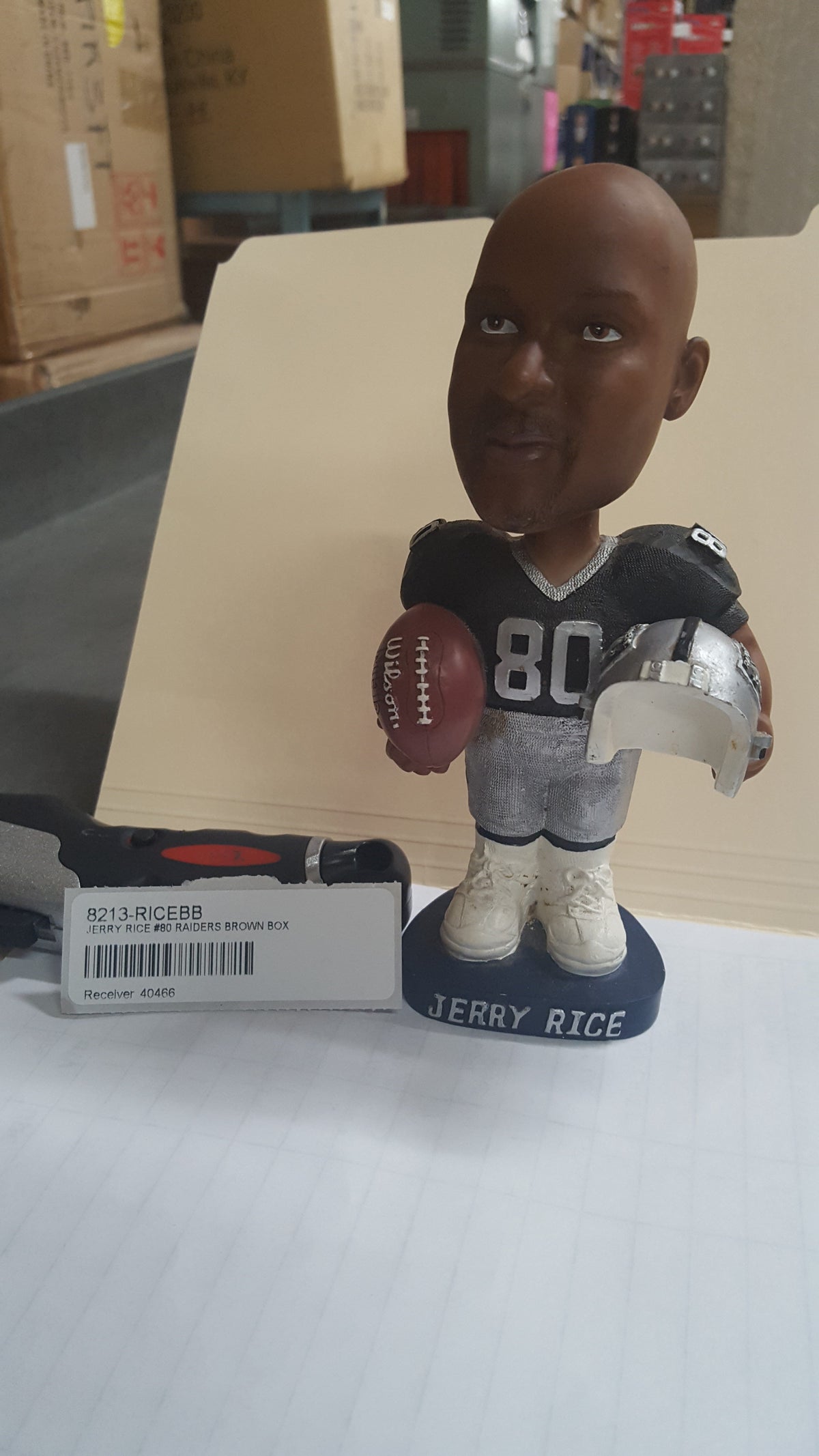 JERRY RICE #80 RAIDERS Bobblehead — BobblesGalore