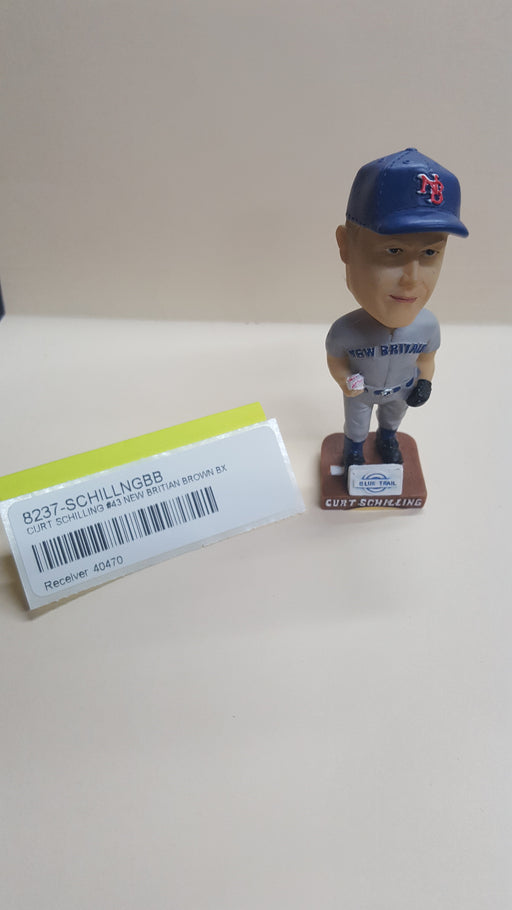 CURT SCHILLING #43 NEW BRITIAN BROWN BX Bobblehead