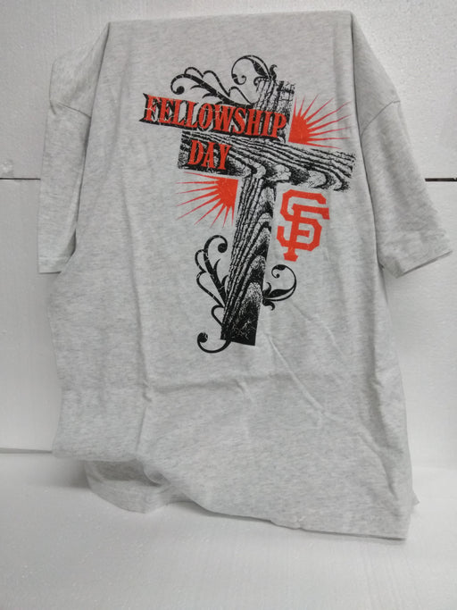 SF FELLOWSHIP DAY GREY TEE LG Bobblehead