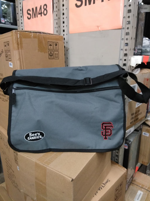  San Francisco Giants SF Giants Gray Messenger Bag Lap Top See's Candies Bag MLB