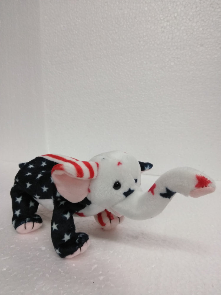 Elephant beanie baby deals with american flag