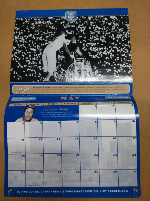 Dodgers 50Th Anniv Calendar 1958-2008 Los Angeles Dodgers Bobblehead