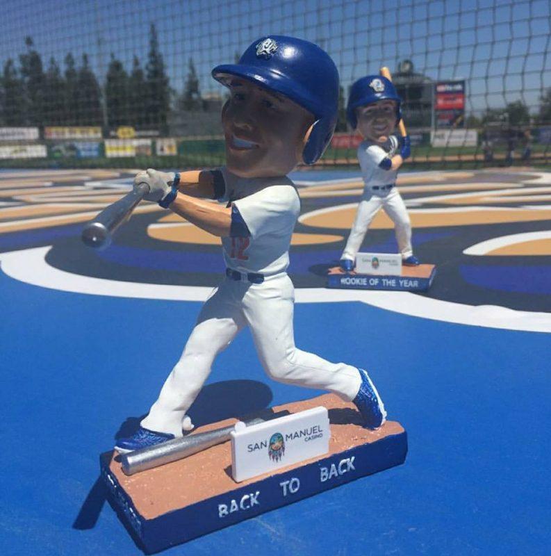 Corey Seager Bobblehead Rancho Cucamonga Quakes Dodgers 9/18/2021
